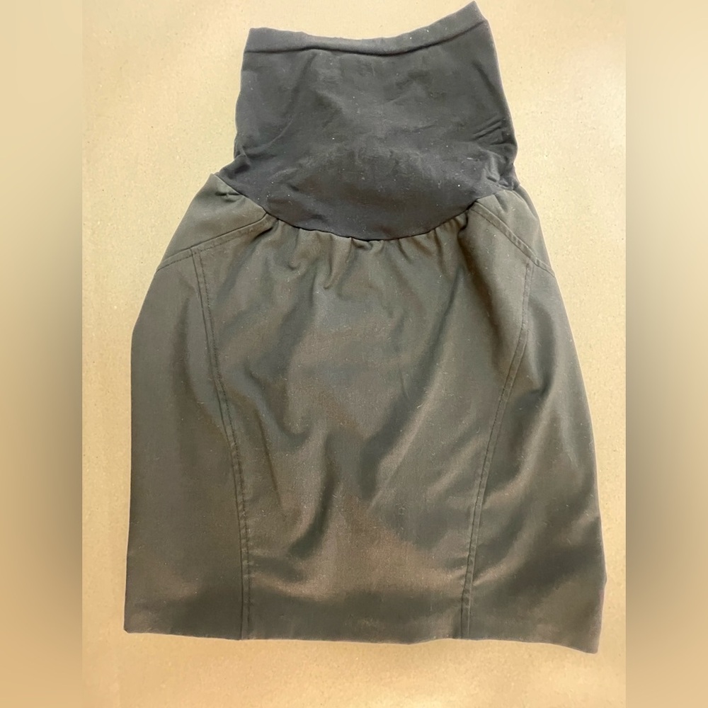 Motherhood Maternity Black Pencil Skirt